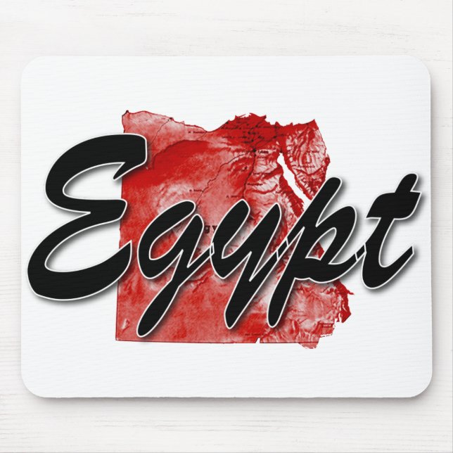 Egypt map mouse pad (Front)