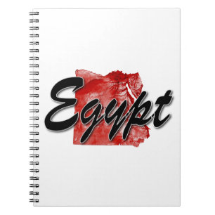 Egypt map notebook