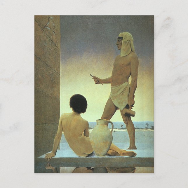 Egypt, Maxfield Parrish) Postcard (Front)