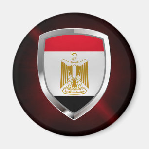Egypt Metallic Emblem Magnet