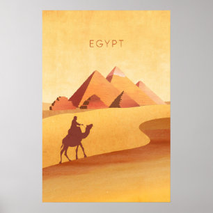 Egypt Minimal Travel Poster