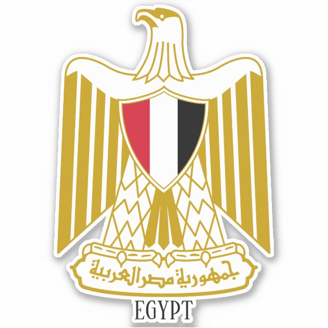 Egypt National Coat Of Arms Patriotic (Front)
