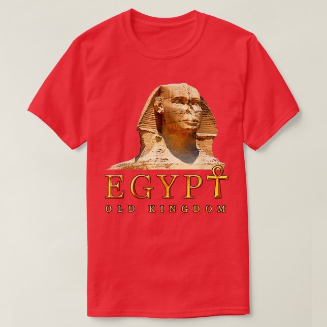 Egypt old kingdom Pharaoh Ancient Egyptian Tut Ank T-Shirt (Design Front)