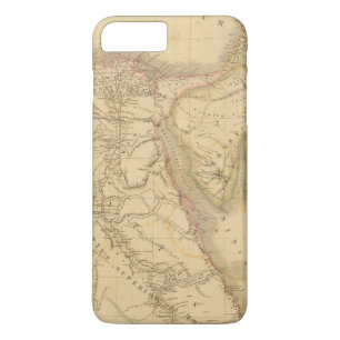 Egypt, Palestine and Arabia Map iPhone 8 Plus/7 Plus Case