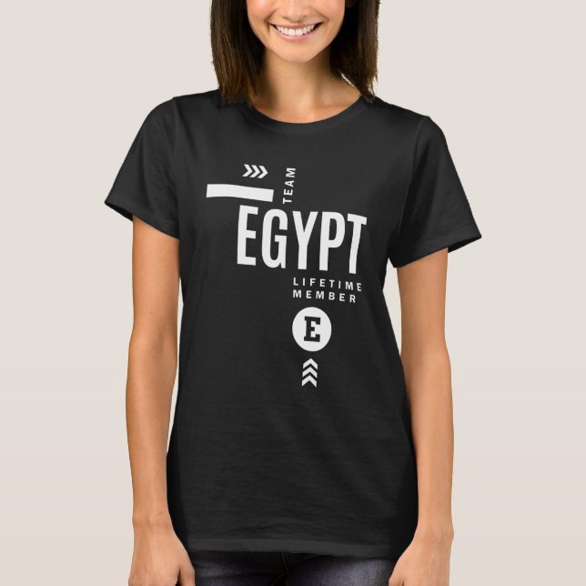 Egypt Personalised Name Birthday Gift T-Shirt (Front)