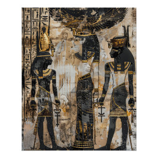 Egypt Pharaoh Lady Queen Poster