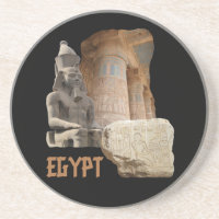 EGYPT photo collage coaster