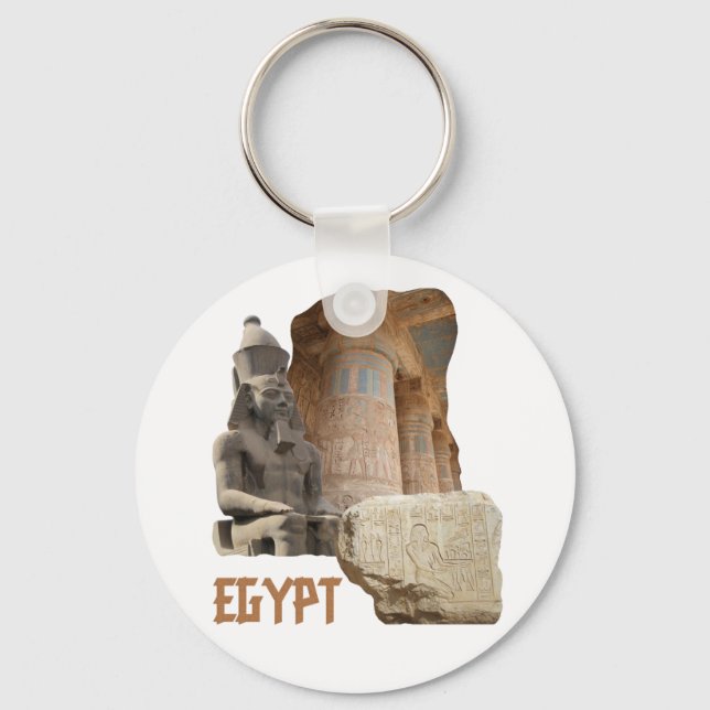 EGYPT photo collage keychain (Front)