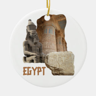 EGYPT photo collage ornament