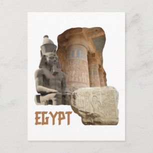 EGYPT photo collage postcard