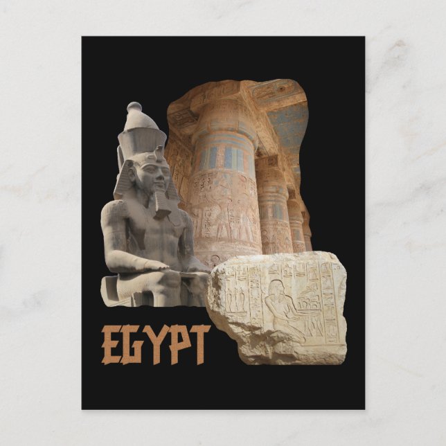 EGYPT photo collage postcard (Front)