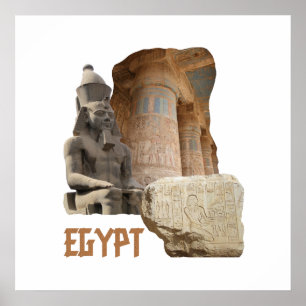 EGYPT photo collage poster
