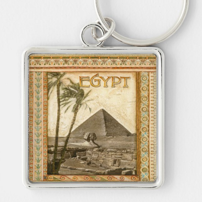 Egypt, Pyramid Key Ring (Front)