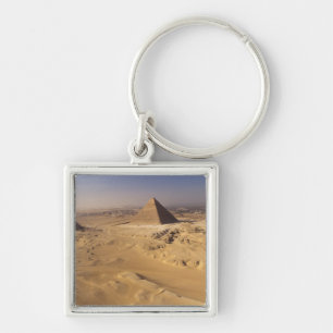Egypt, Pyramids at Giza, Khafre, Khufu, Menkaure Key Ring