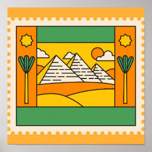 Egypt Pyramids Poster