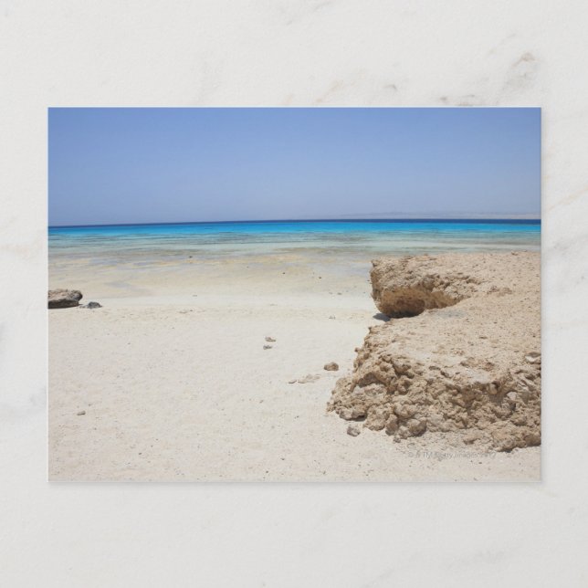Egypt, Red Sea, Marsa Alam, Sharm El Luli, Beach Postcard (Front)