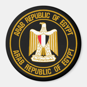 Egypt Round Emblem Magnet