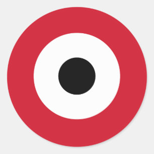 Egypt roundel country flag symbol army military av classic round sticker