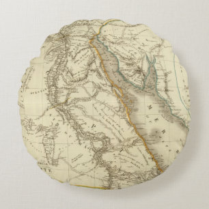 Egypt, Saudi Petree Round Cushion