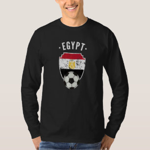 Egypt Soccer Egypt Flag Football Egyptian Pride Ro T-Shirt