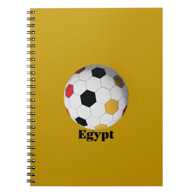 Egypt Soccer Notebook (Front)
