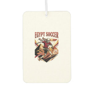 Egypt Soccer Skeleton Striker Nations Premium Spor Car Air Freshener