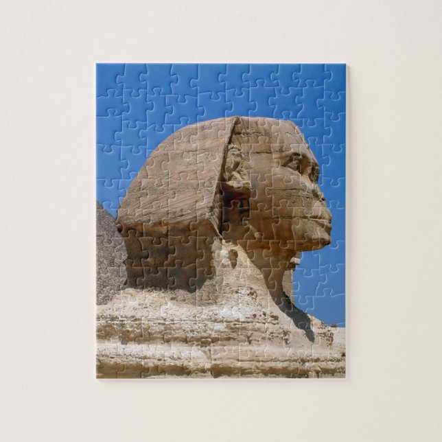 Egypt, Sphinx & Pyramids - Ancient Cairo (Unesco) Jigsaw Puzzle (Vertical)