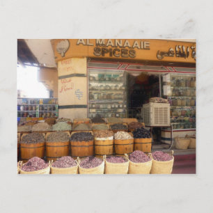 egypt spice store postcard