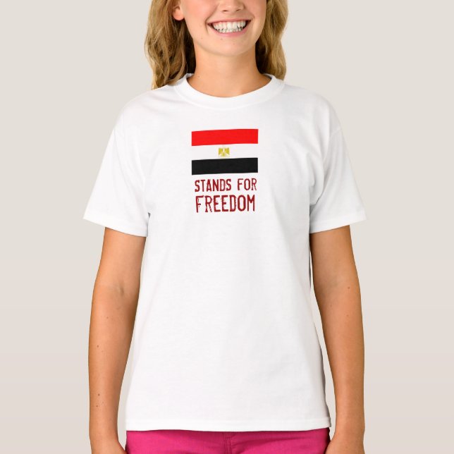 EGYPT :: Stands For Freedom T-Shirt (Front)