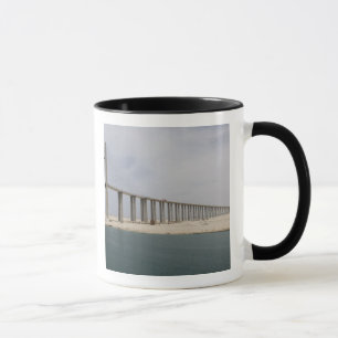 Egypt, Suez Canal. Bridge of Peace aka Peace Mug
