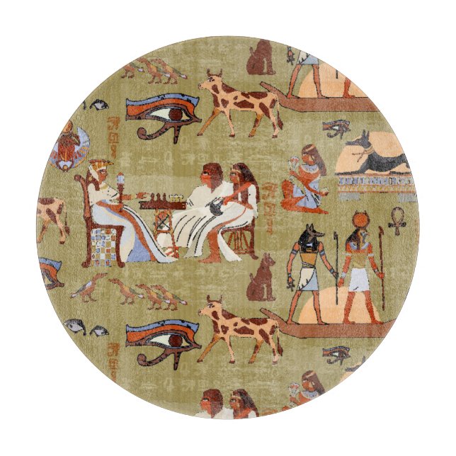 Egypt | Symbols Pattern Cutting Board (Front)