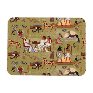 Egypt Symbols Pattern Magnet