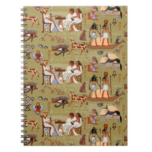 Egypt   Symbols Pattern Notebook