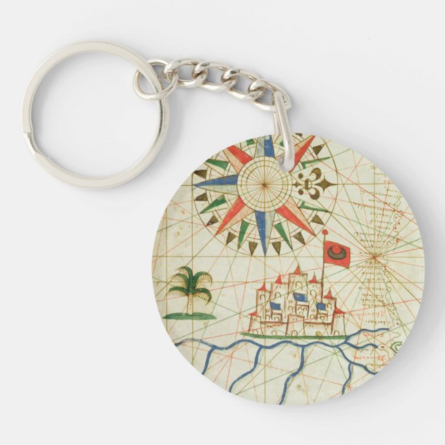 Egypt, the River Nile and Cairo Key Ring (Front)