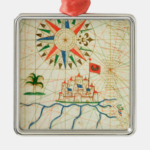 Egypt, the River Nile and Cairo Metal Ornament