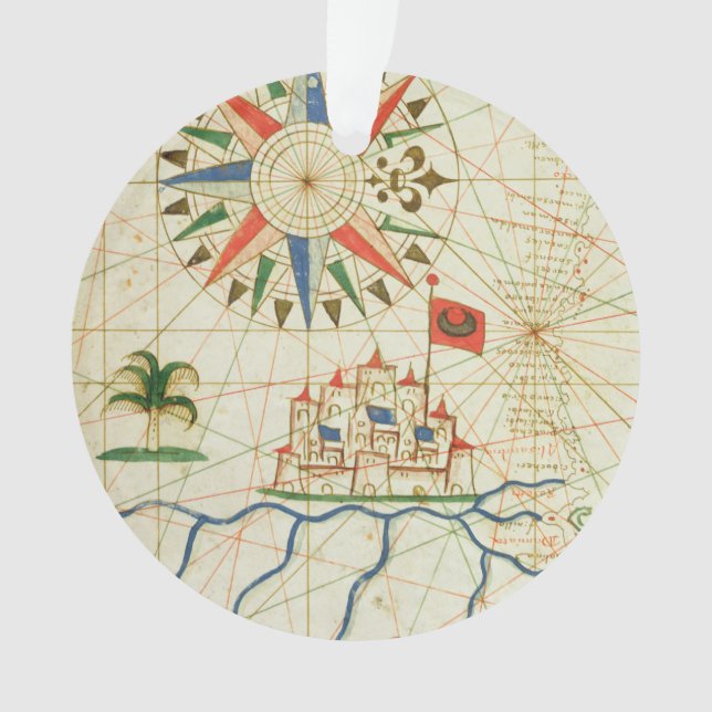 Egypt, the River Nile and Cairo Ornament (Front)