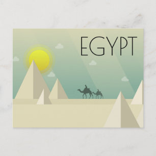 EGYPT TRAVEL POSTCARD