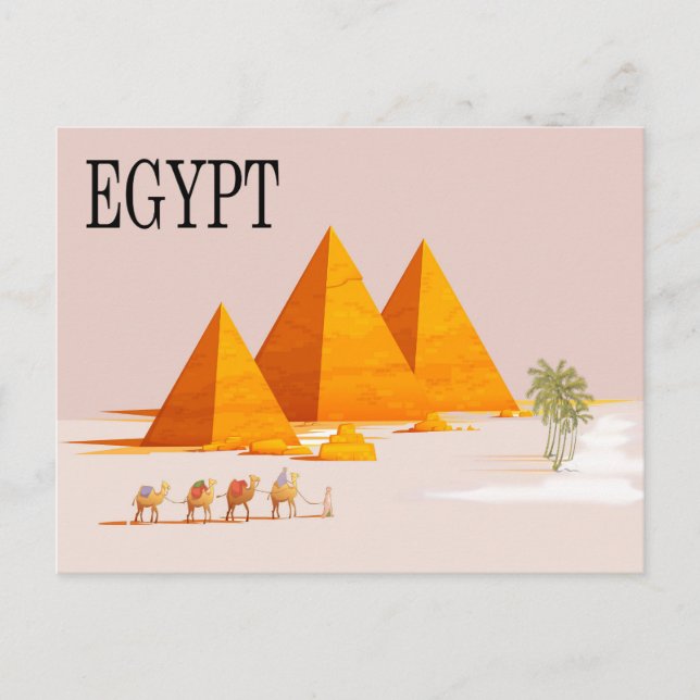 Egypt Travel Postcard (Front)
