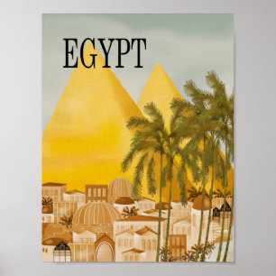 Egypt Travel Poster