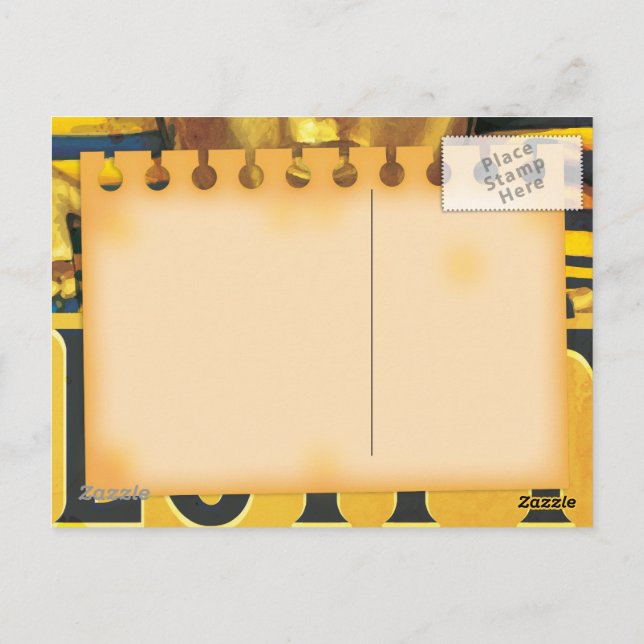 Egypt -Tutankhamun Postcard (Back)