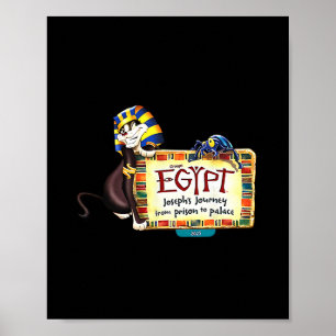 Egypt Vbs 2025 Joseph's Journey Vbs God Christian  Poster