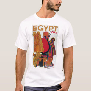 Egypt Vintage Air Travel Ancient Culture Tourism T-Shirt
