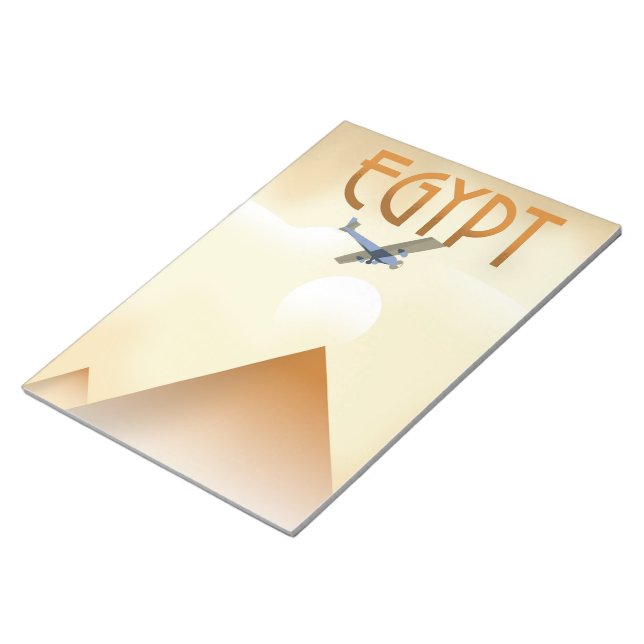 Egypt Vintage style flight poster Notepad (Angled)
