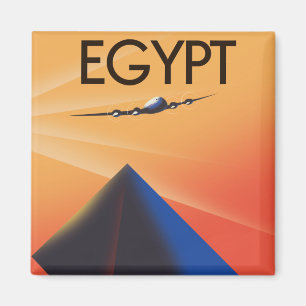 Egypt vintage style travel poster magnet