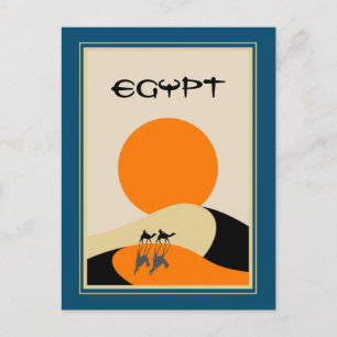 Egypt    Vintage travel Postcard