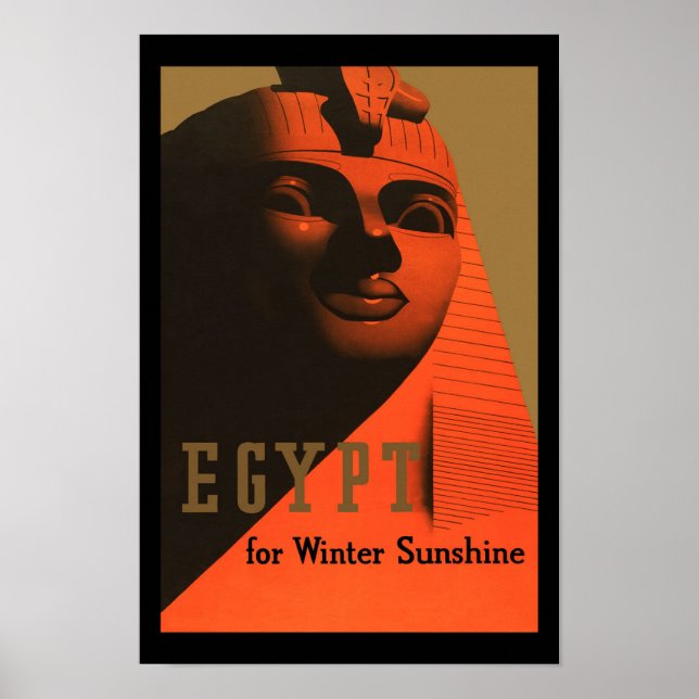 Egypt Vintage Travel Poster (Front)