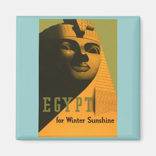 Egypt - Vintage Travel Poster Art Magnet