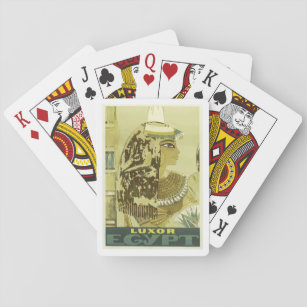 Egypt Vintage Travel Poster Playing Cards