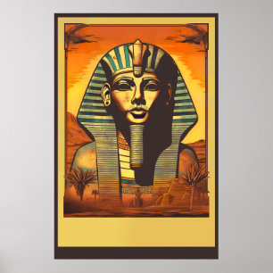 Egypt Vintage Travel Posters ,Land of the Pharaohs
