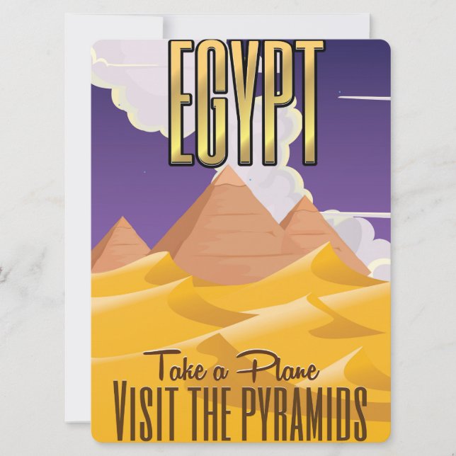 Egypt - Visit the Pyramids vacation poster (Front)